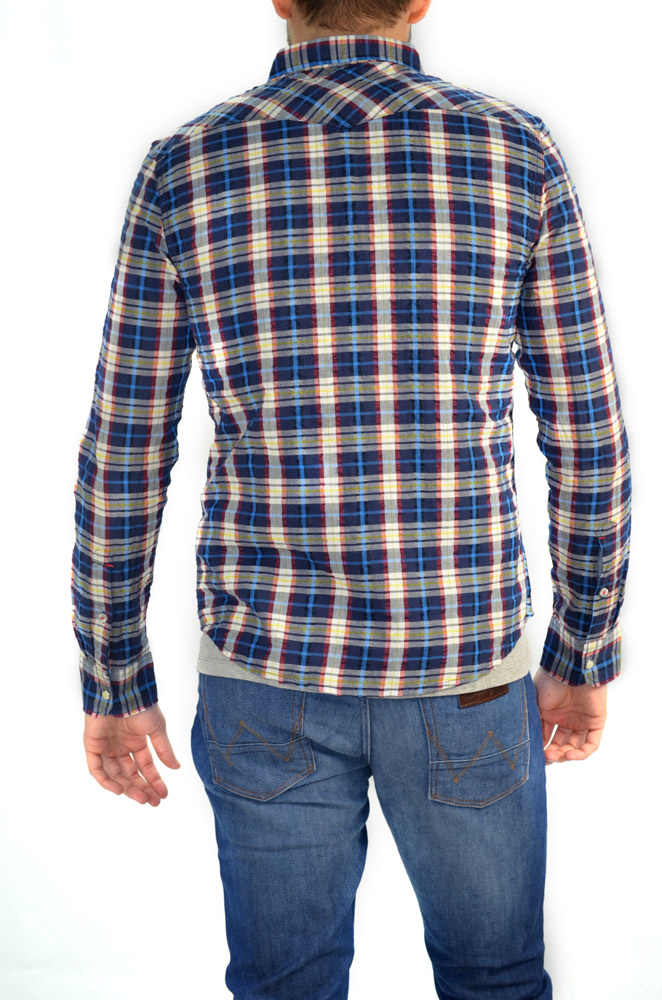 CAMISA LEE WESTERN SHIRT BRIGHT NAVY
