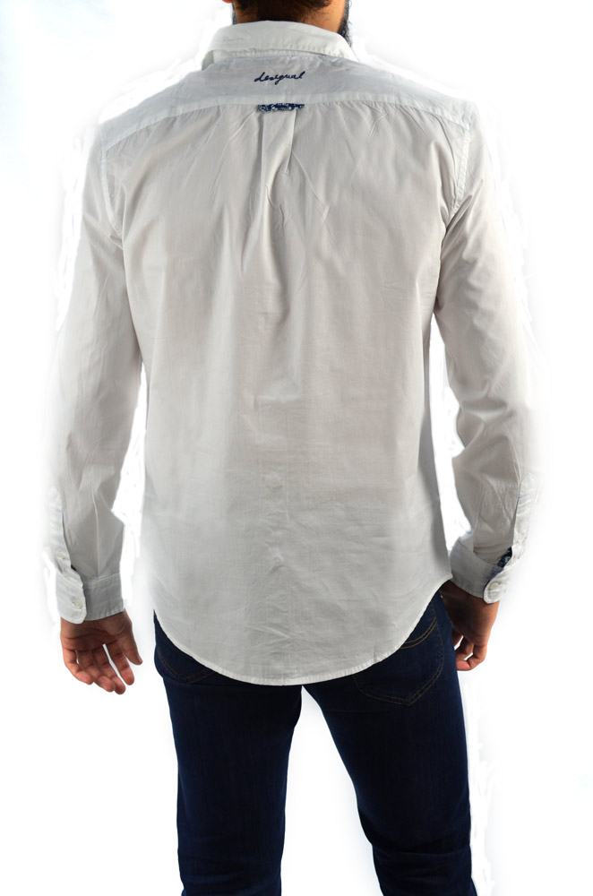 CAMISA DESIGUAL 67C12B3 BLANCO