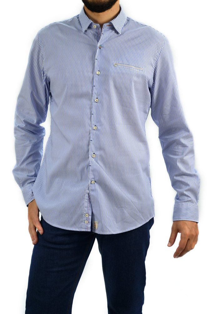 CAMISA PIERRE ACRDIN MD. 5846 AZUL