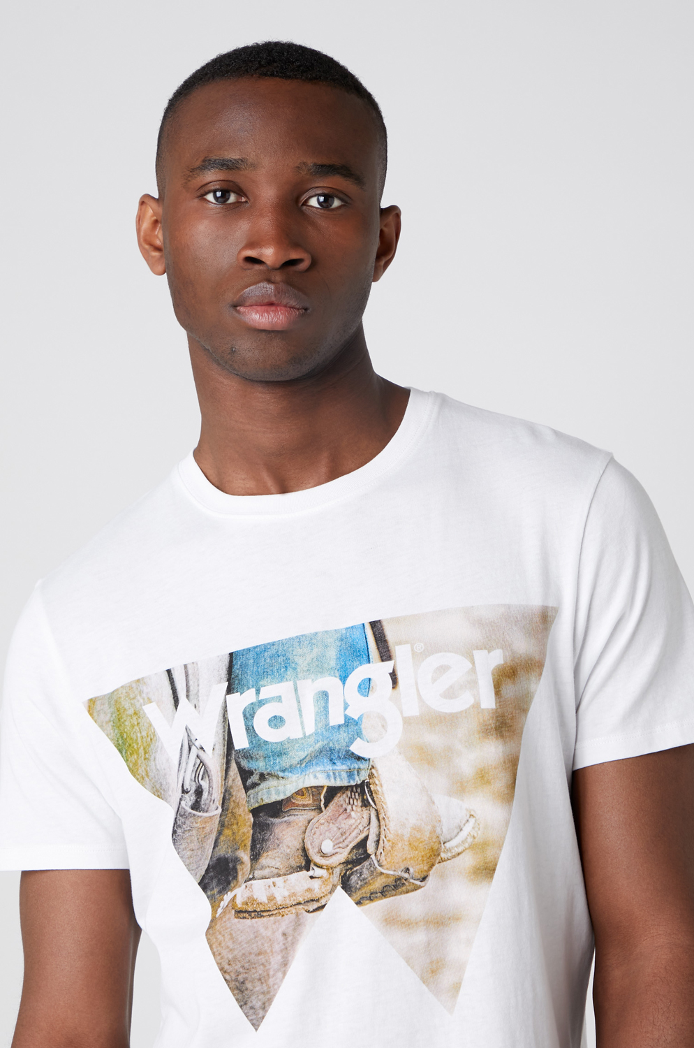 CAMISETA WRANGLER SS COWBOY COOL TEE WHITE