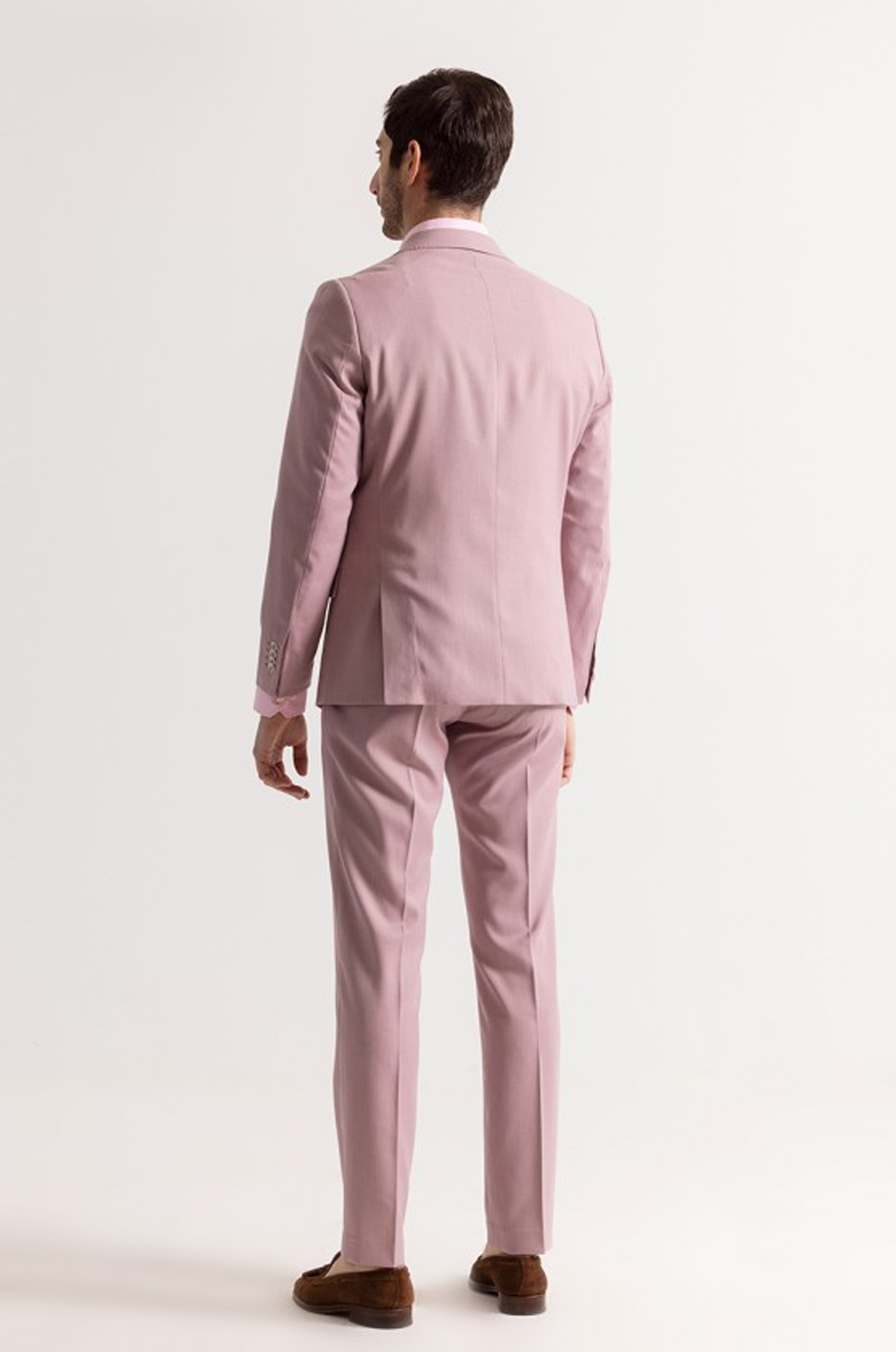 Traje slim Fit Mod 57249 Rosa