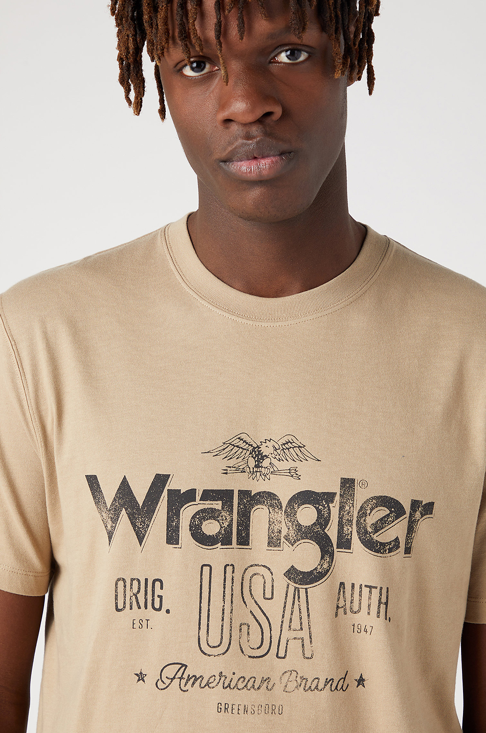 Camiseta Wrangler Americana Tee Chinchilla