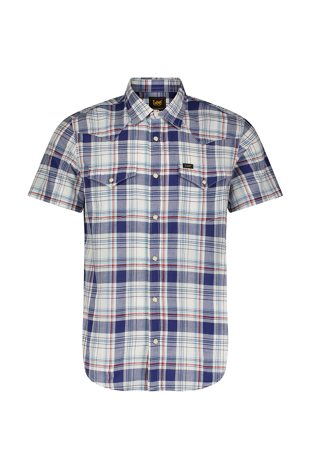 Camisa Lee Western Shirt Mediaval Blue