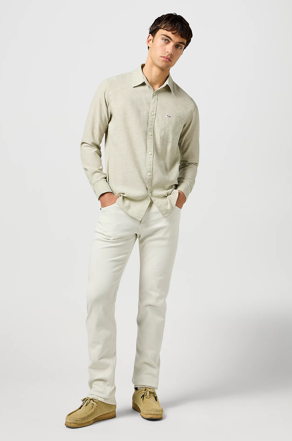 Camisa Wrangler 1 Pkt Shirt Tea