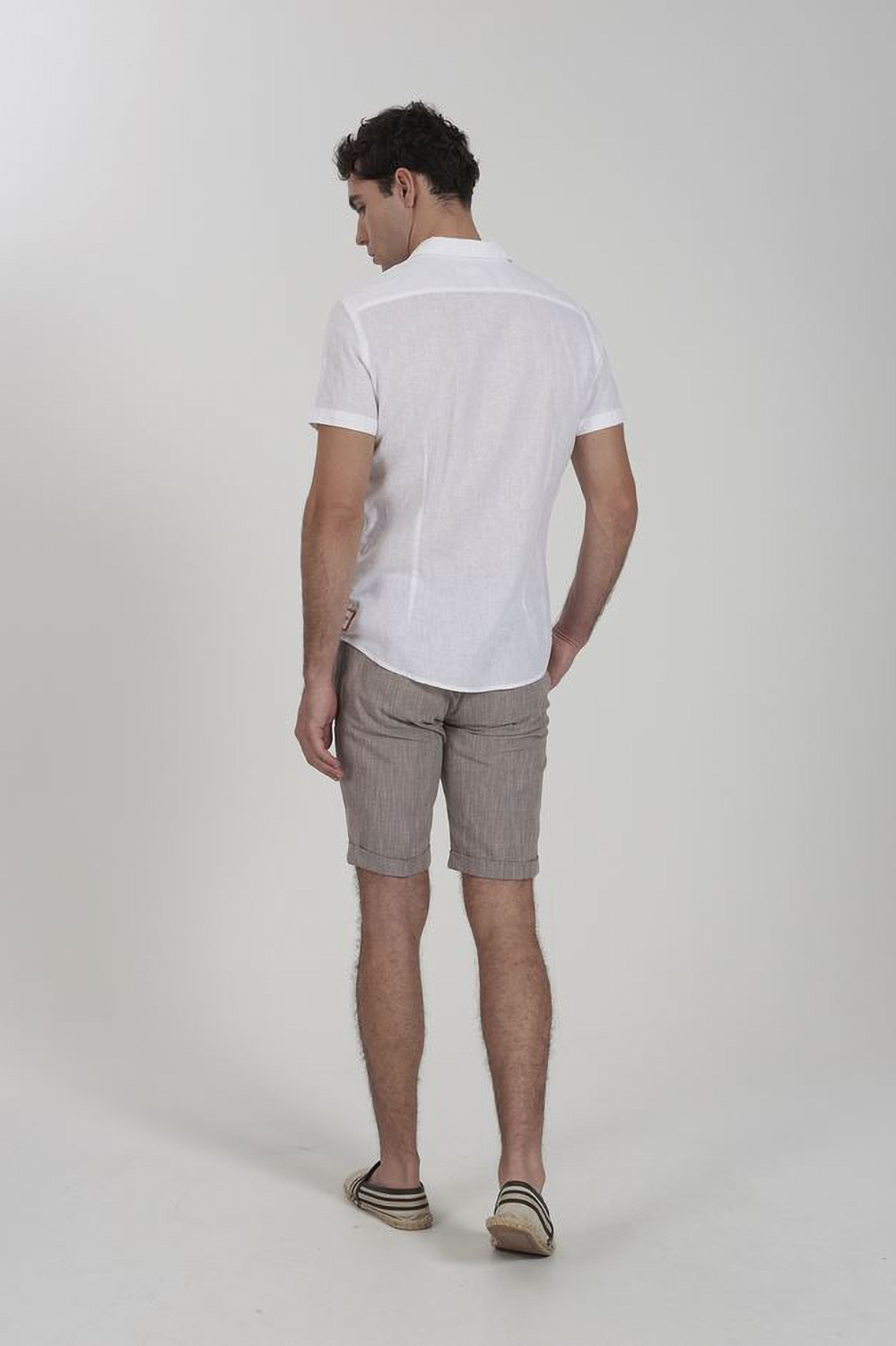 Camisa Yes Zee Mod C702 Blanco