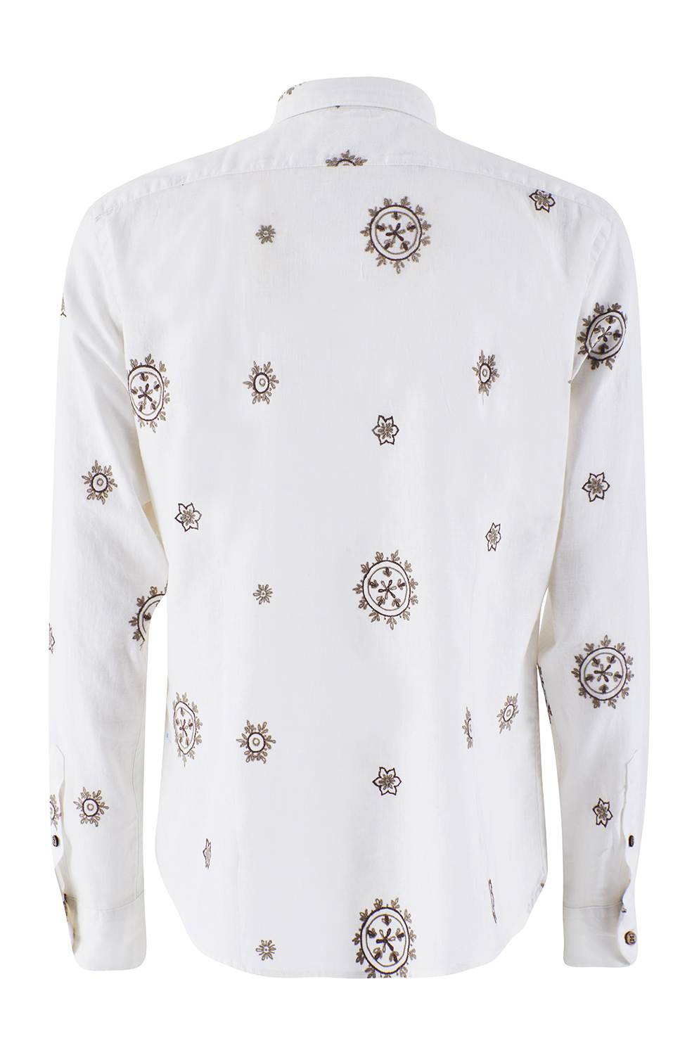 Camisa Yes Zee estampada col crudo