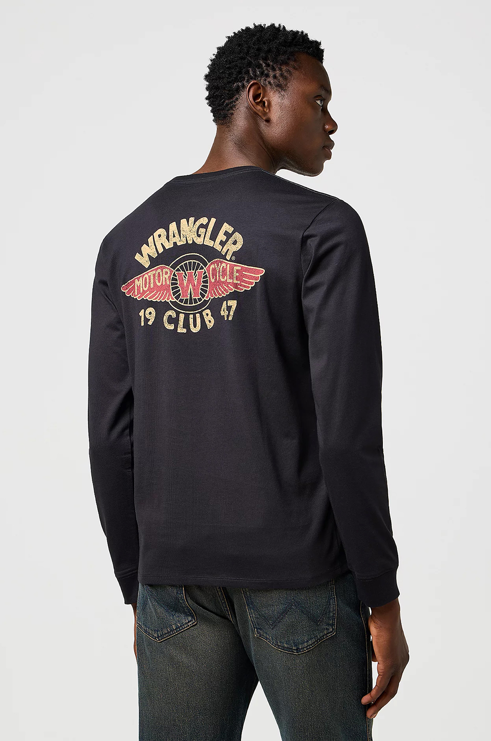 Camiseta Wrangler Wrg Ls Americana Tee Black