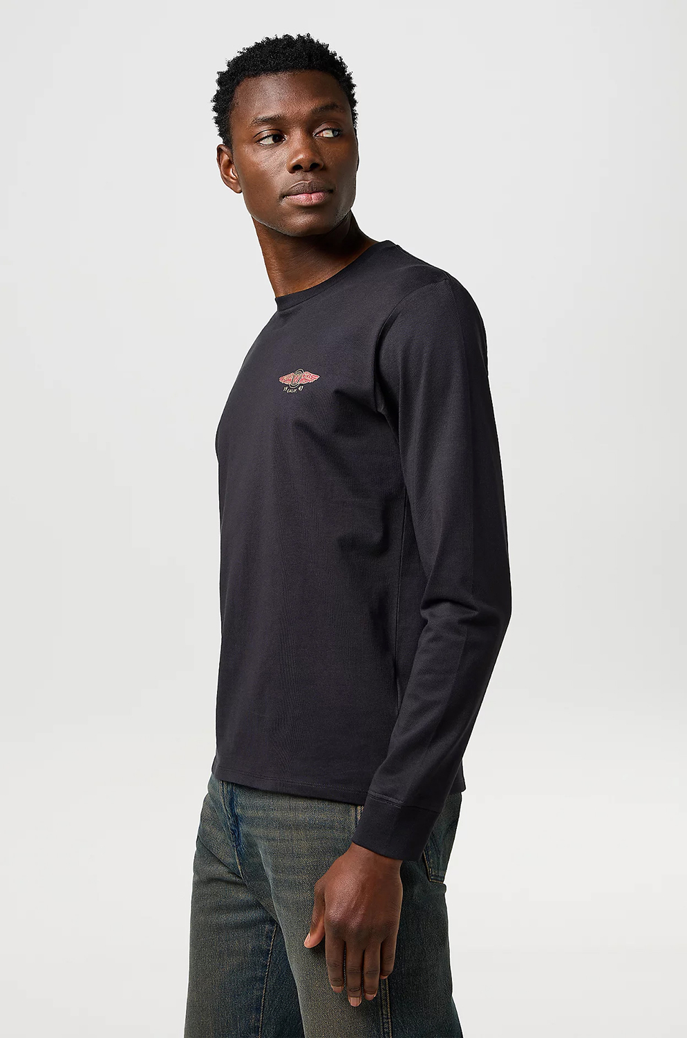 Camiseta Wrangler Wrg Ls Americana Tee Black