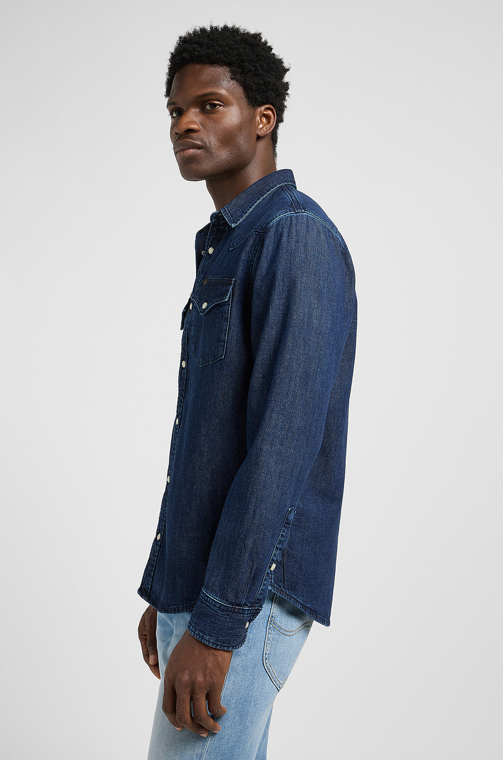 CAMISA VAQUERA LEE REGUALAR WESTERN SHIRT RINSE