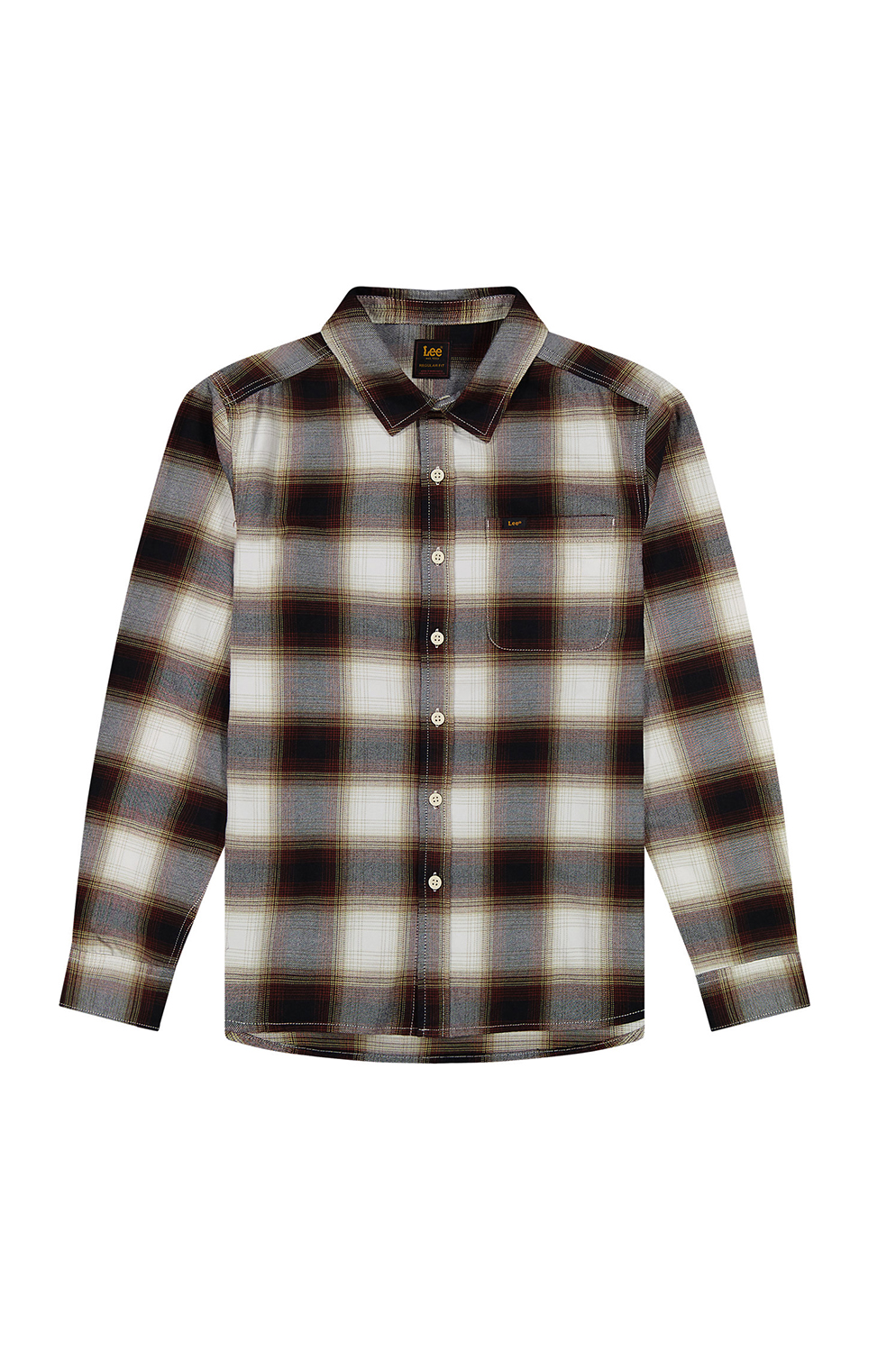 CAMISA LEE LEESURE SHIRT BRENTWOOD PLAID