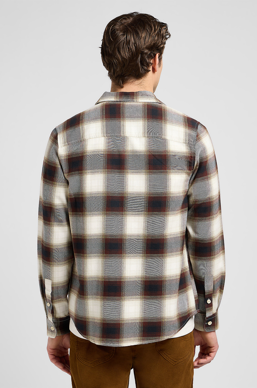 CAMISA LEE LEESURE SHIRT BRENTWOOD PLAID