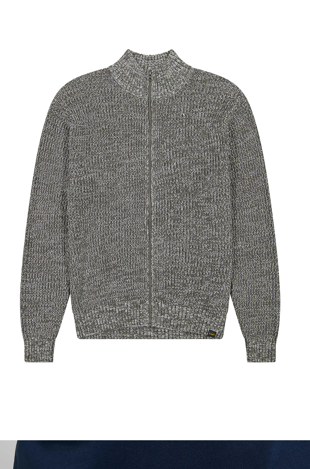CHAQUETA LEE CARDIGAN ZIP SMOKE GRAY