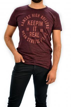 CAMISETA LEE MELE REAL TEE TAWNY PORT - Ver los detalles del producto