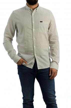CAMISA LEE SLIM BUTTON DOWN WHITE - Ver os detalles do produto