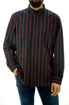 CAMISA LEE RIVETED SHIRT MIDNIGHT NAVY - Ver os detalles do produto