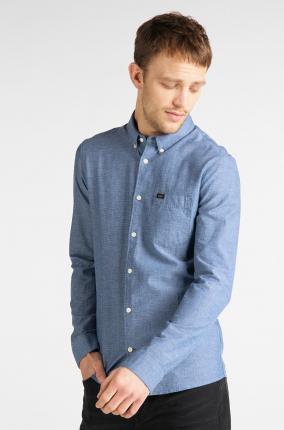 CAMISA LEE SLIM BUTTON DOWN WASHED BLUE - Ver os detalles do produto