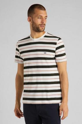 CAMISETA LEE STRIPE TEE SERPICO GREEN - Ver los detalles del producto