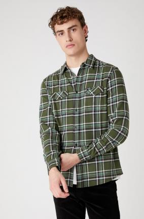 CAMISA WRANGLER RIFLE GREEN - Ver los detalles del producto