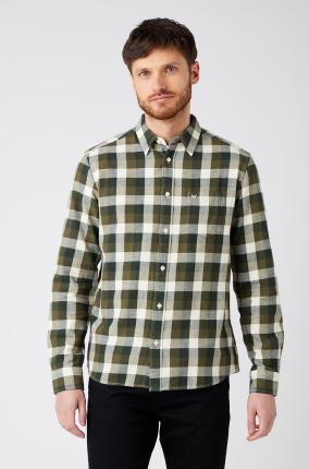 Camisa Wrangler Pkt Shirt Ivy Green - Ver los detalles del producto