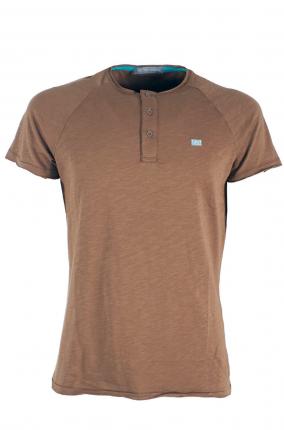 Camiseta Yes Zee Mod T724 Ocre - Ver los detalles del producto