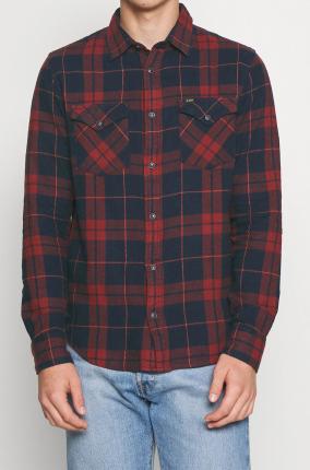 Camisa Lee Clean Western Shirt Port - Ver los detalles del producto