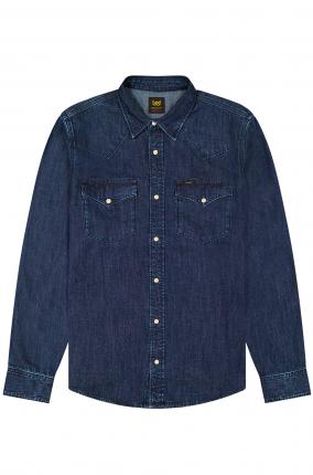 CAMISA VAQUERA LEE REGUALAR WESTERN SHIRT RINSE - Ver los detalles del producto