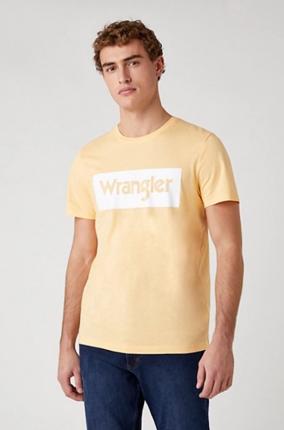 Camiseta Wrangler Logo Tee Lovely Mango - Ver os detalles do produto