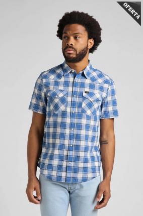 Camisa Lee Ss Western Shirt Blue Union - Ver los detalles del producto