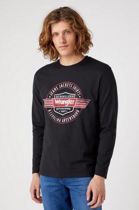 Camiseta Wrangler Americana Tee Faded Black - Ver los detalles del producto