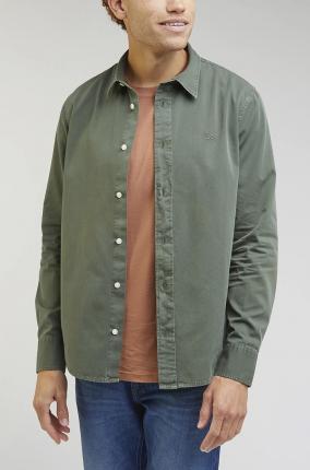 Camisa Lee Patch Shirt Fort Grreen - Ver os detalles do produto