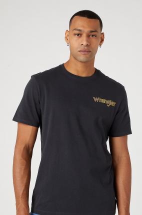 Camiseta Wrangler Graphic Tee Faded Black - Ver os detalles do produto